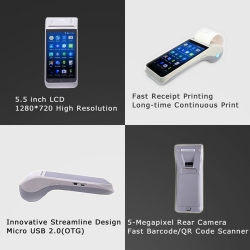 Android 4G handheld POS terminal C91